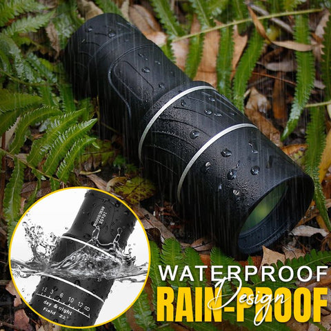 16x52 Monocular Telescope High-Power Dual Focus Optical Zoom