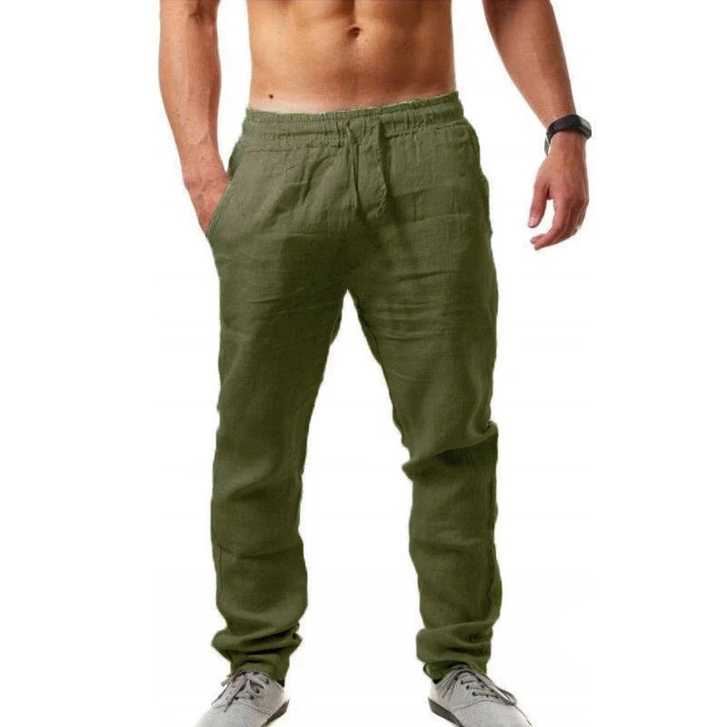 Men Pants Cotton Casual Joggers Hip Pop Sweatpants Streetwear