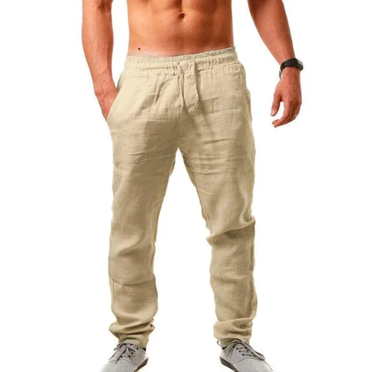 Men Pants Cotton Casual Joggers Hip Pop Sweatpants Streetwear