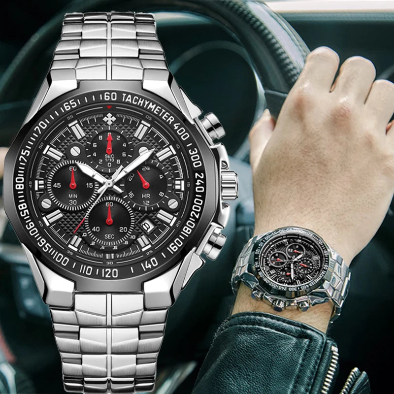Top Brand Luxury Watches For Men Fashion Quartz Men Waterproof