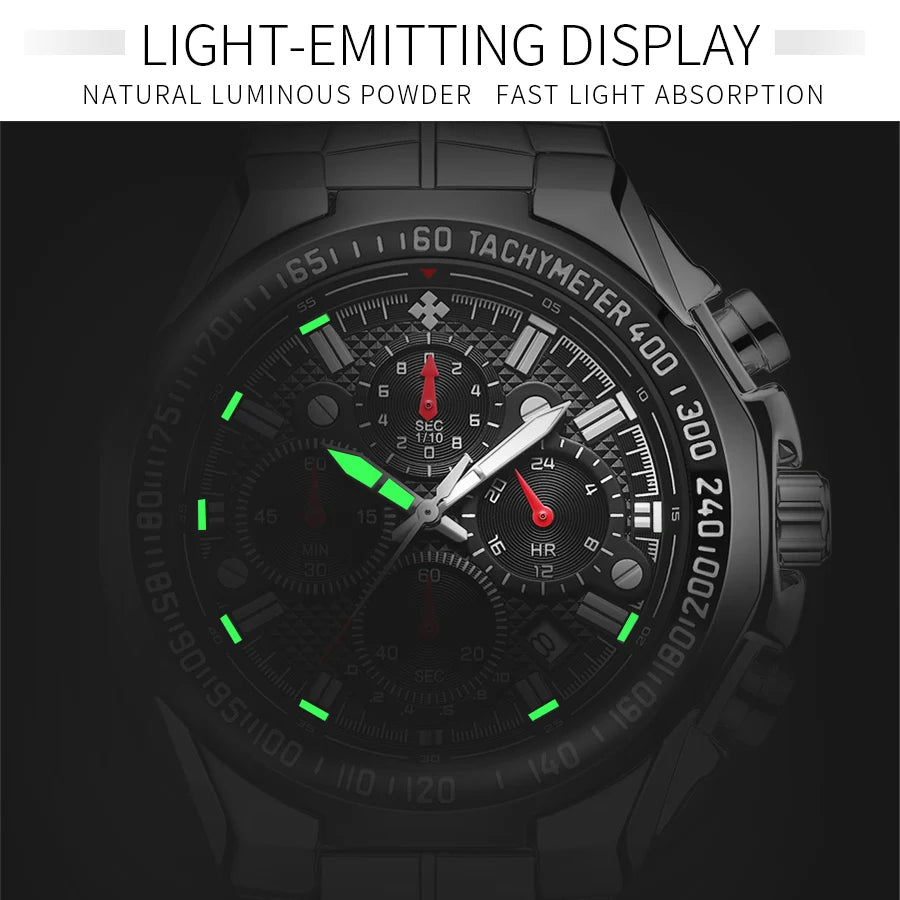 Top Brand Luxury Watches For Men Fashion Quartz Men Waterproof