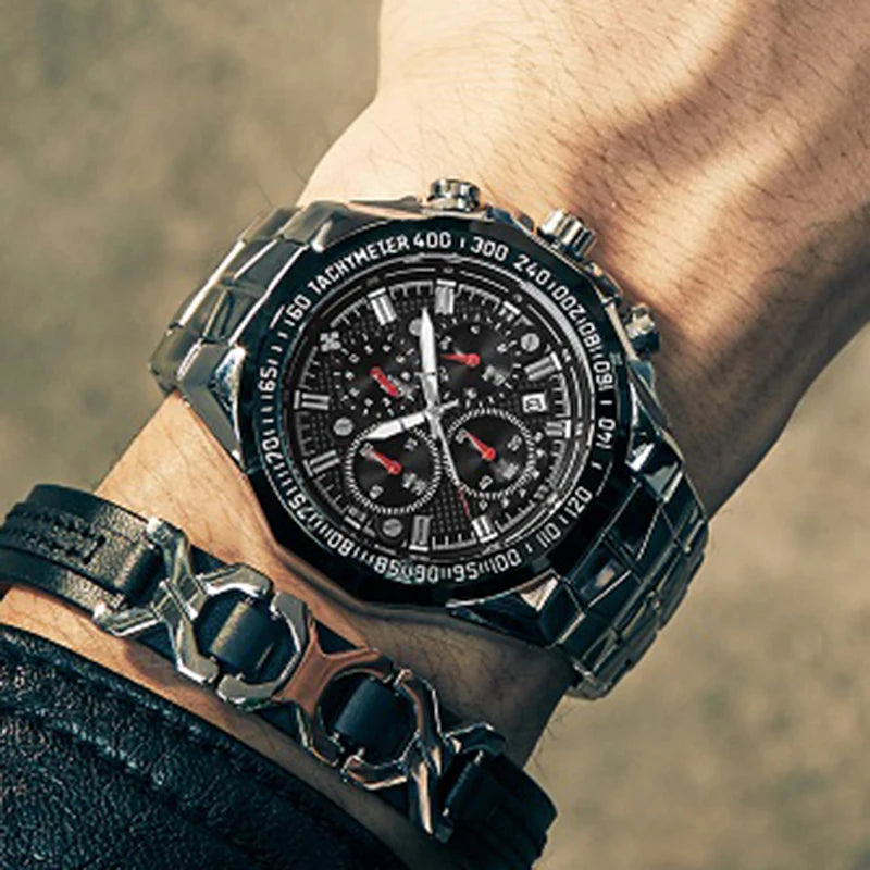 Top Brand Luxury Watches For Men Fashion Quartz Men Waterproof