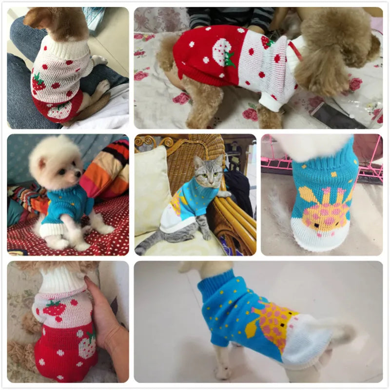 Cute Pet Dog Sweater for Small Dogs