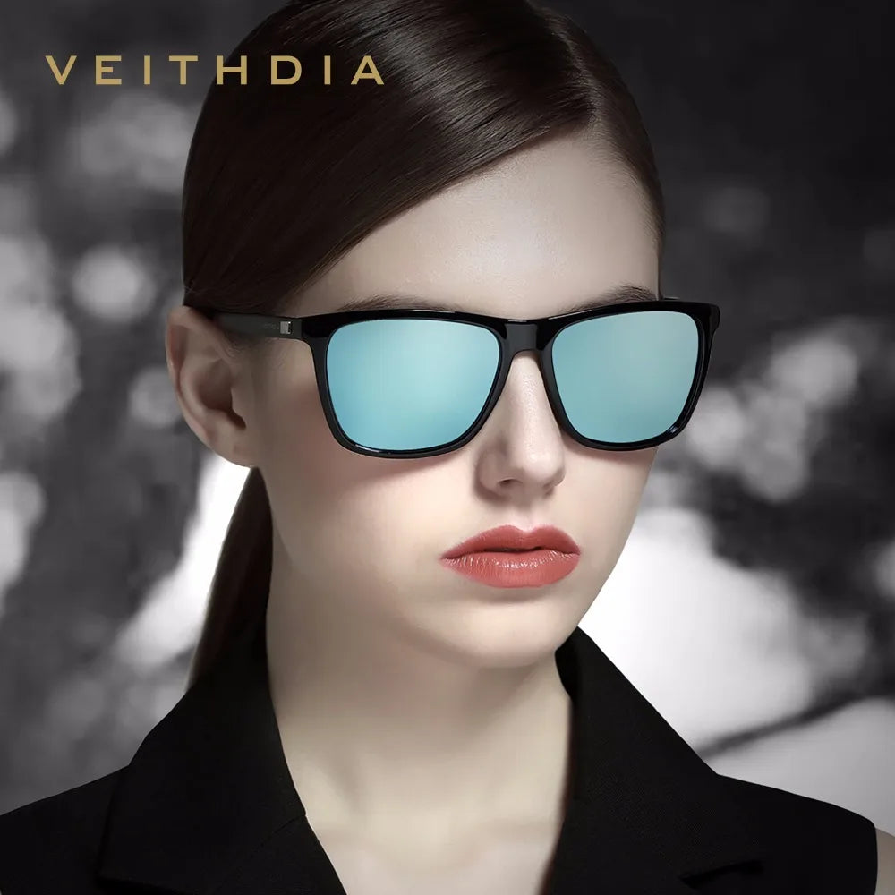 VEITHDIA Unisex Retro Aluminum Polarized  Sunglasses