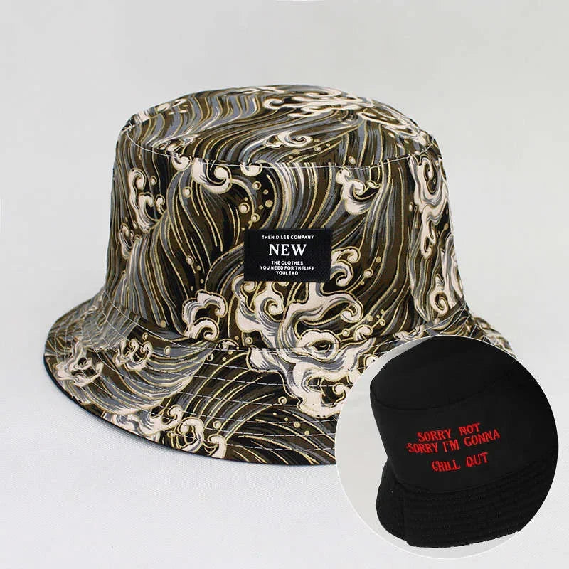 5 Style Cotton Print Bucket Hat