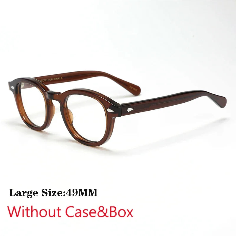 Johnny Depp Style Men's  Glasses Transparent Lens