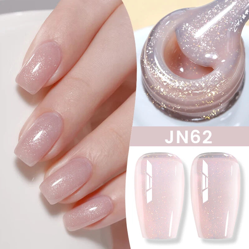 BORN PRETTY 10ml Jelly Nude Gel Nail Polish 50 Colors