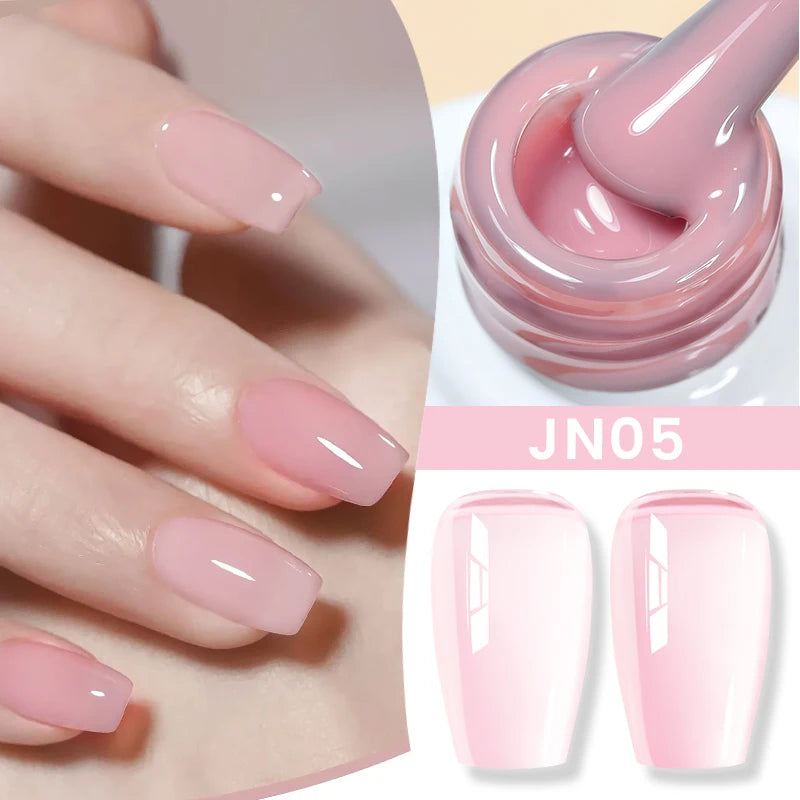BORN PRETTY 10ml Jelly Nude Gel Nail Polish 50 Colors