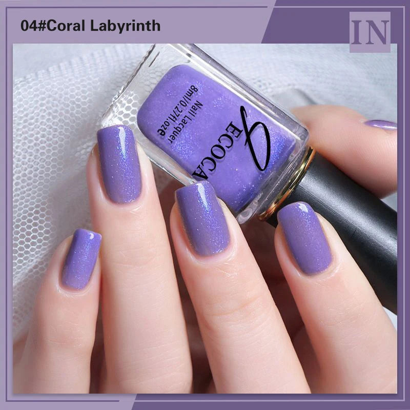 Laser Glitter Nail Polish Rainbow 8ml
