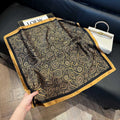 Luxury  Square Scarf Soft Satin For Women