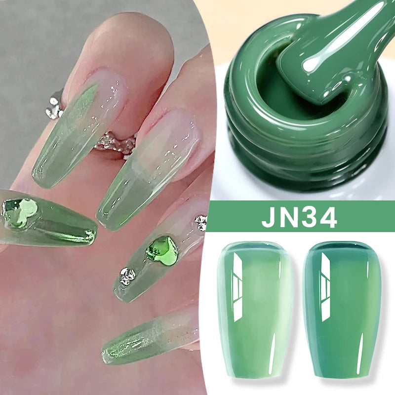 BORN PRETTY 10ml Jelly Nude Gel Nail Polish 50 Colors