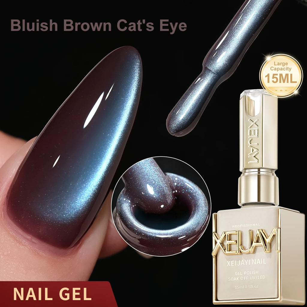 15ML Cat eye Nail Gel polish Semi Permanent Nail Art Soaking