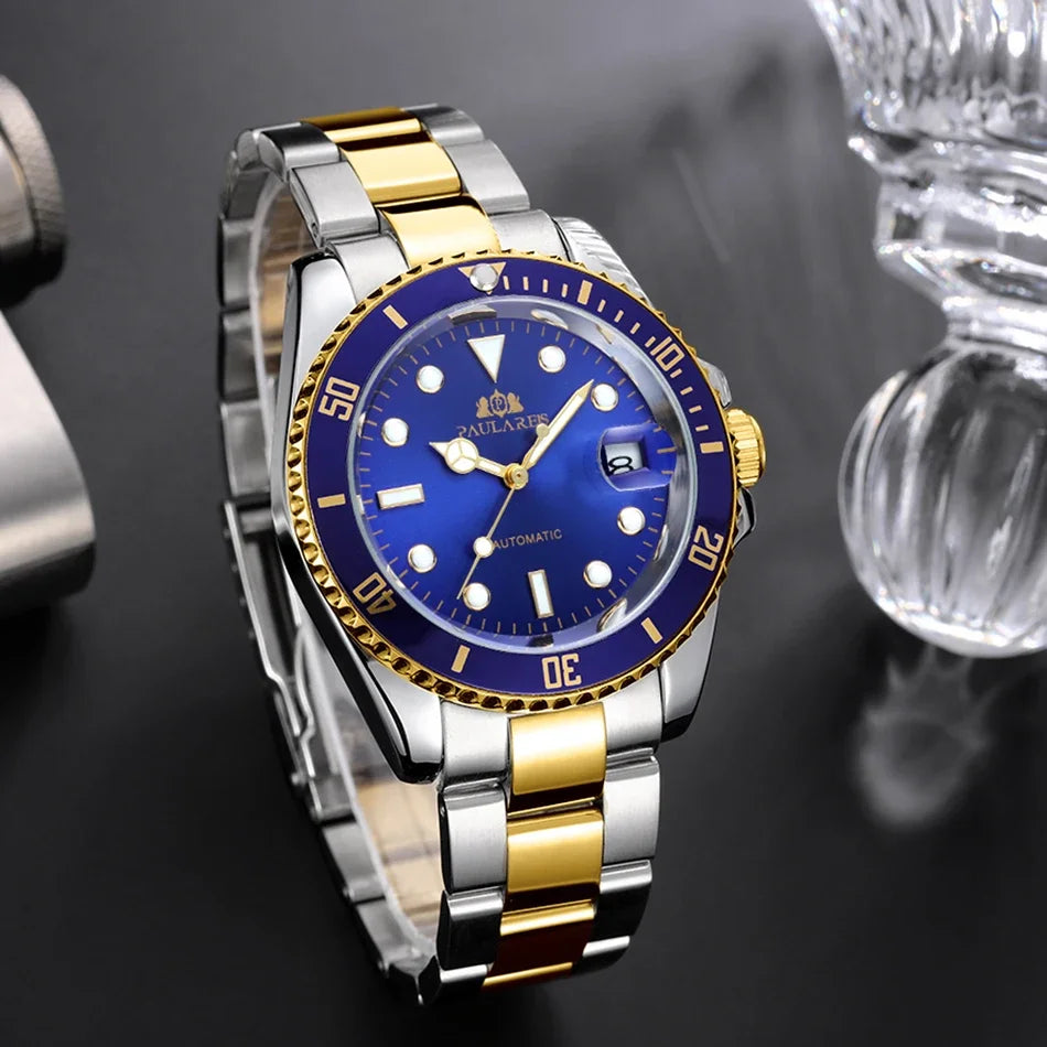 Automatic Luxury Watches for Men Stainless Steel
