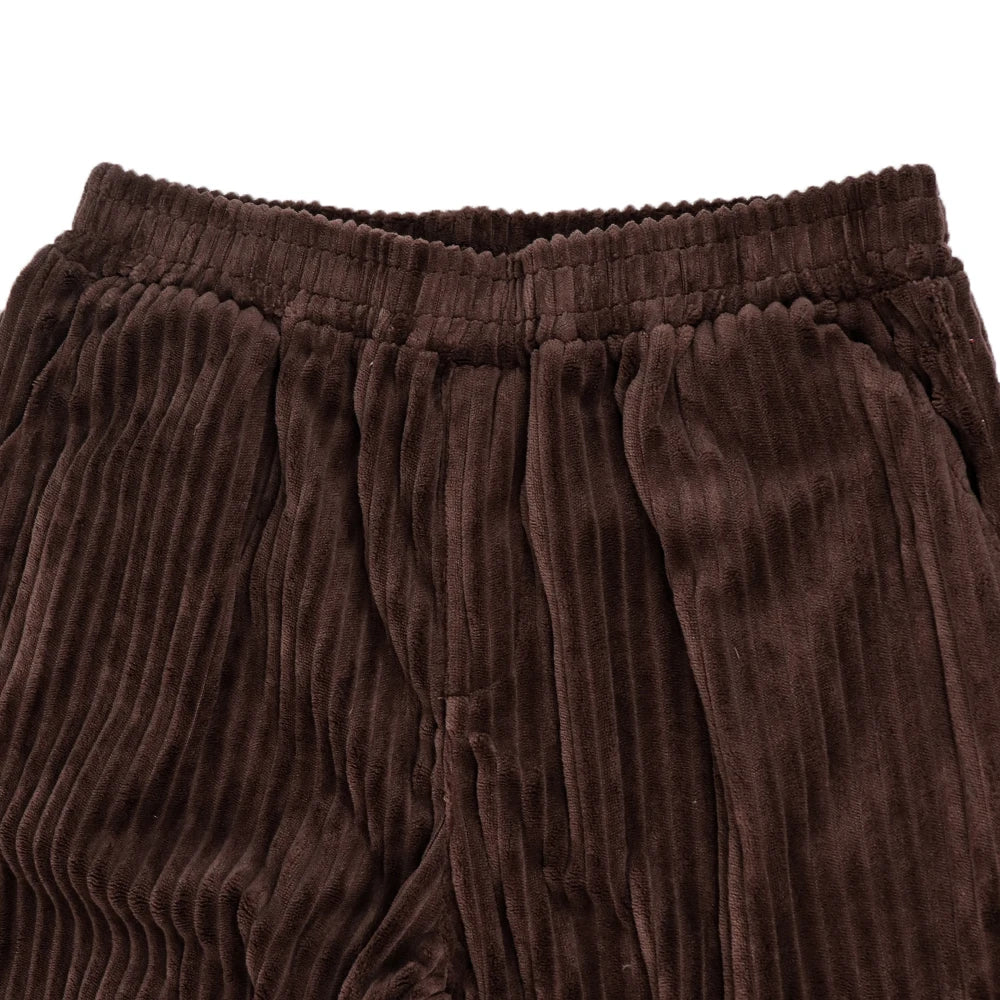 Men’s Retro Striped Corduroy Pants
