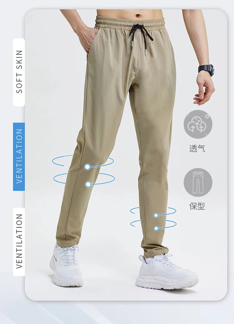 Mens Gym Pants Quick-Drying