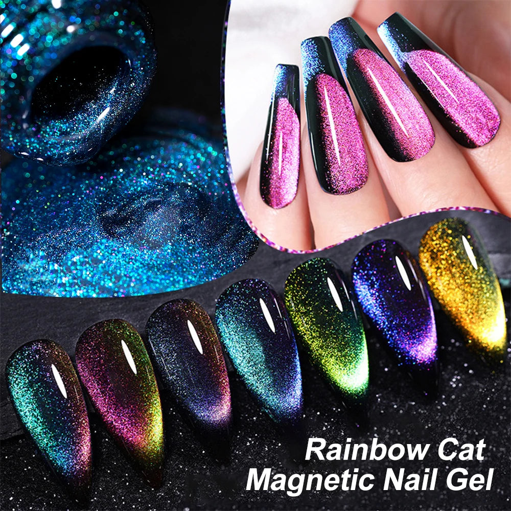 8ml Cat Eye Nail Magnetic Gel Polish Galaxy Effect
