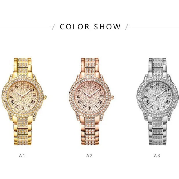 Luxury Waterproof Diamond Women's Quartz Watches