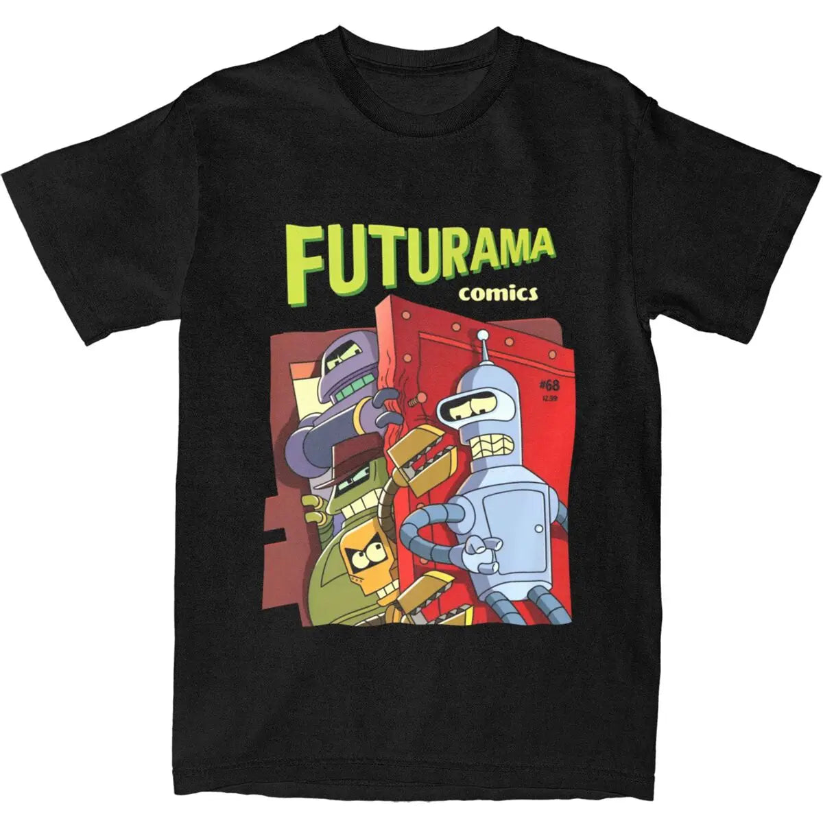 Unisex Futuramas Comics T Shirts 100% Cotton