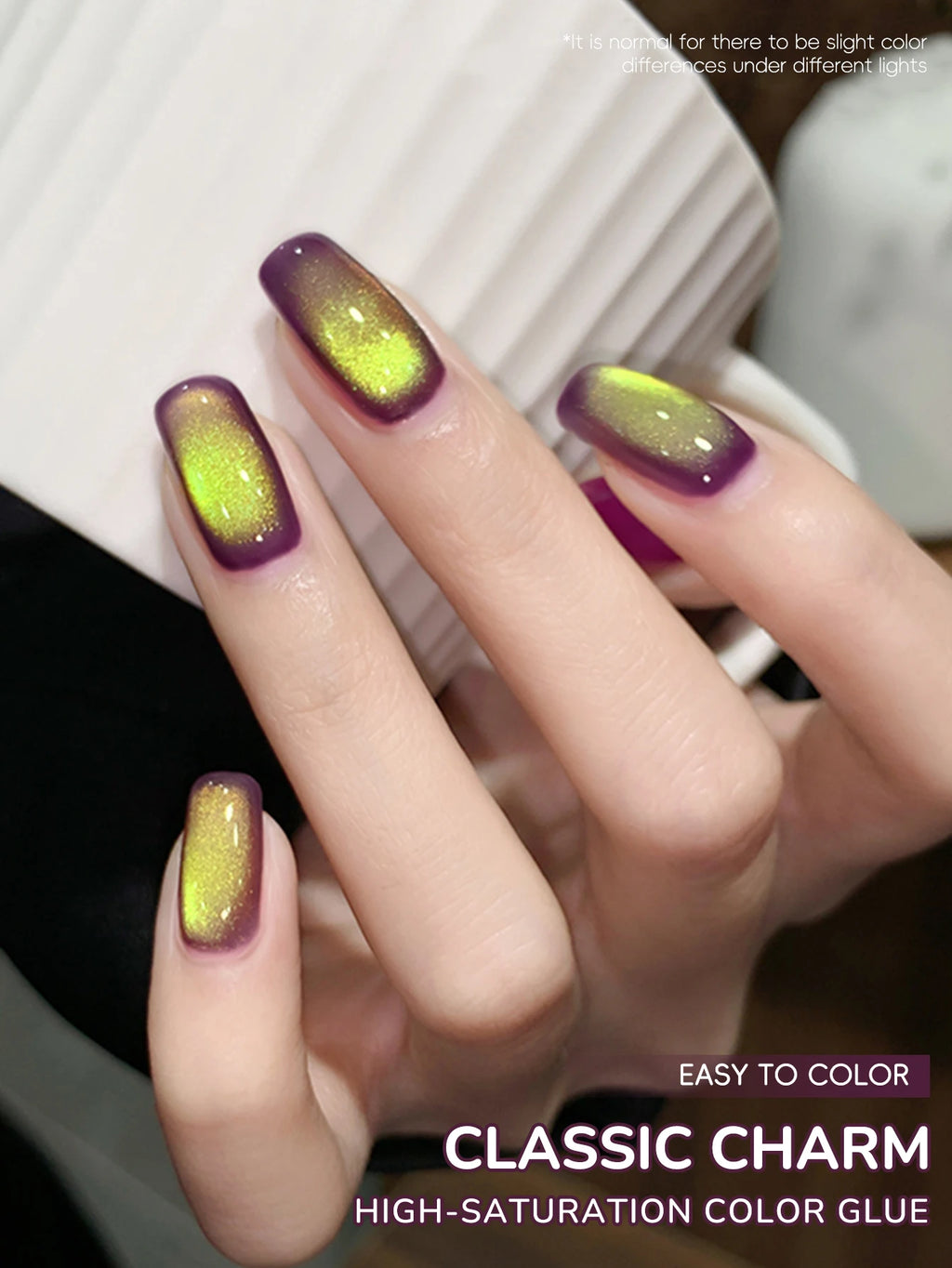 15ml Silver Cat Eye Magnetic Gel Polish.