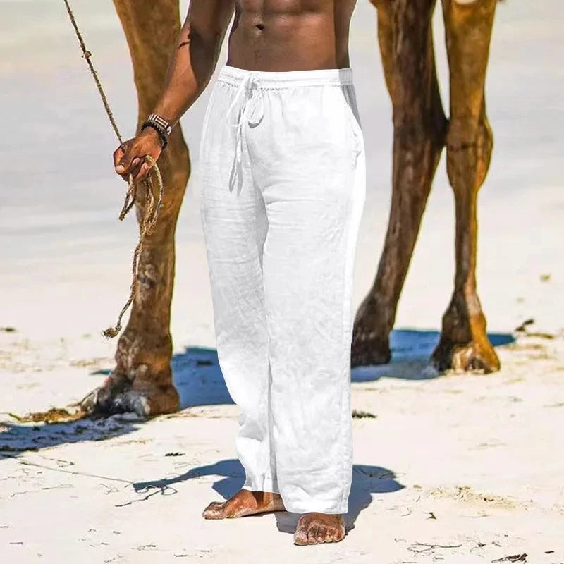 Men Pants Cotton Casual Joggers Hip Pop Sweatpants Streetwear