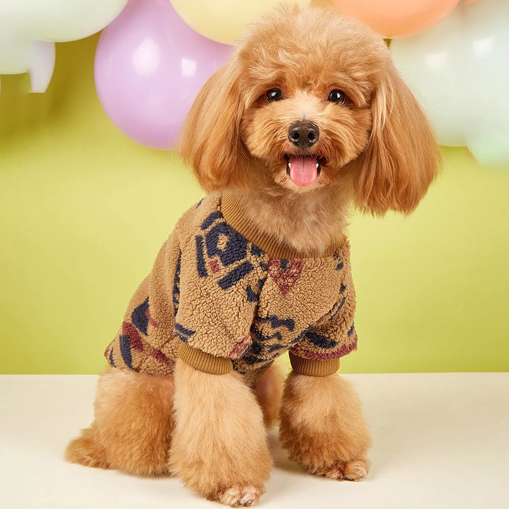 Print Puppy Dog Sweater