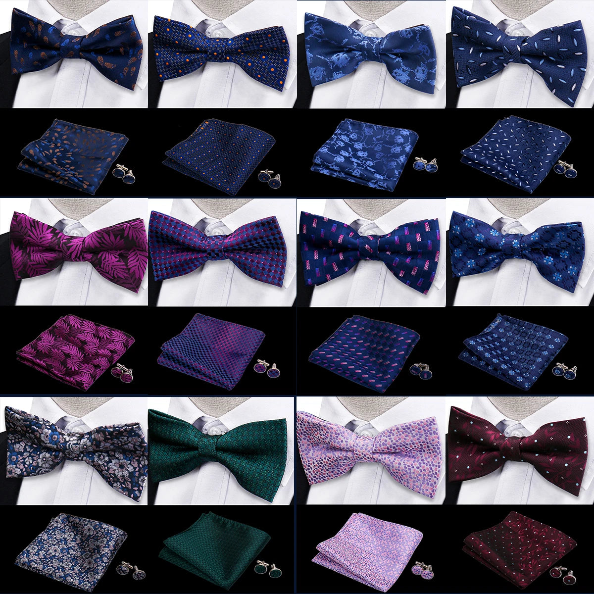 3pcs Bow Tie For Men