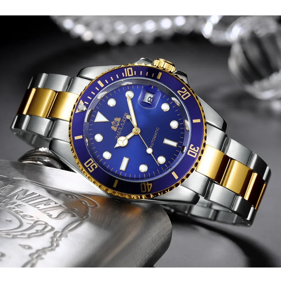 Automatic Luxury Watches for Men Stainless Steel