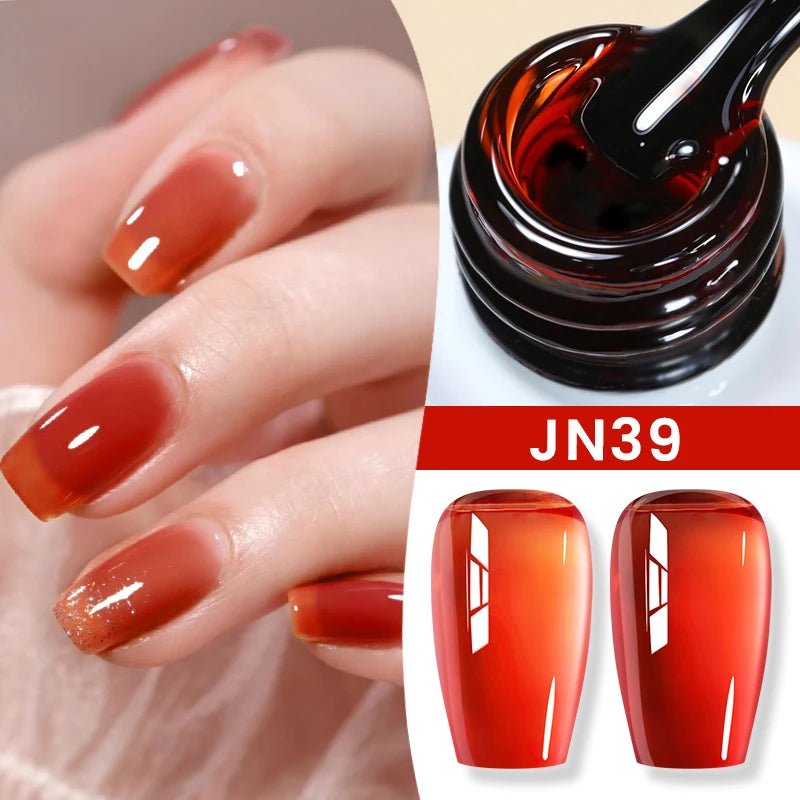 BORN PRETTY 10ml Jelly Nude Gel Nail Polish 50 Colors
