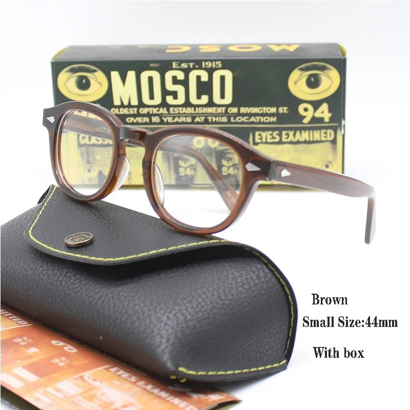 Johnny Depp Style Men's  Glasses Transparent Lens