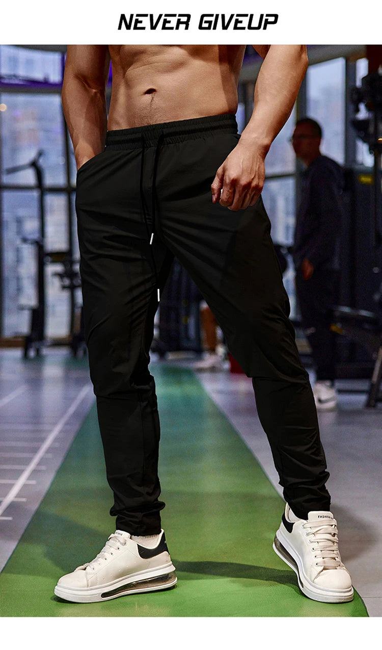 Mens Gym Pants Quick-Drying