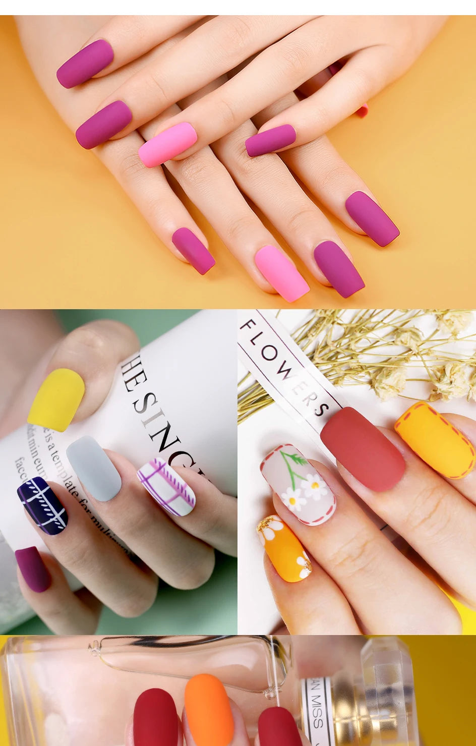 NAILCO 10ml Matte Top Gel Nail Polish