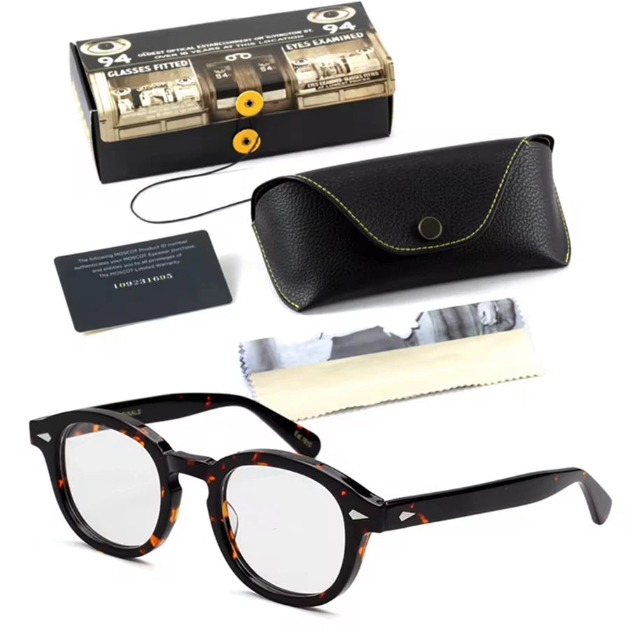 Johnny Depp Style Men's  Glasses Transparent Lens