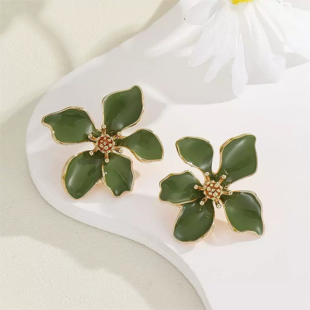 Trendy Women Flower Elegant Earrings