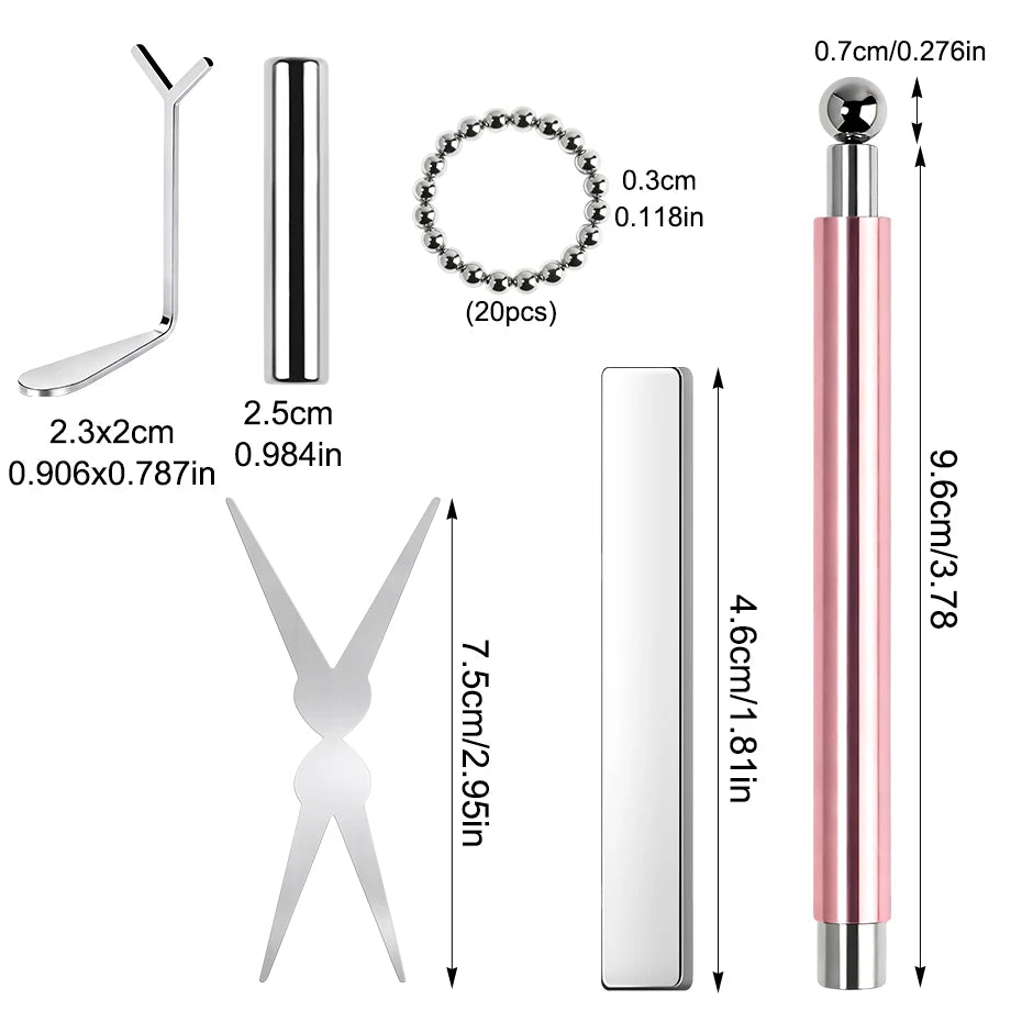 6pcs Cat Eye Nail Magnet Tool Set.