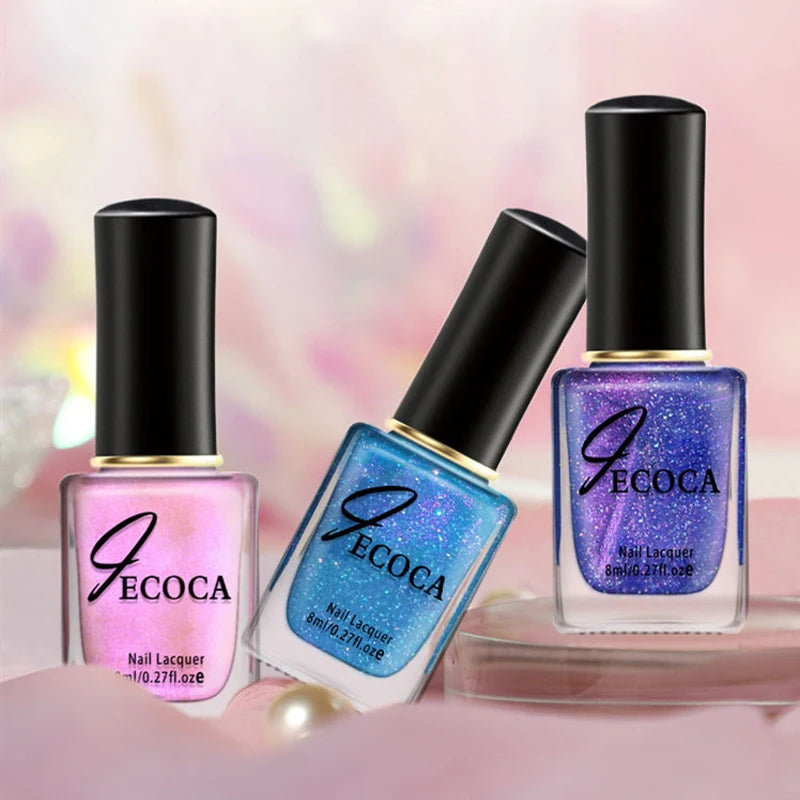 Laser Glitter Nail Polish Rainbow 8ml