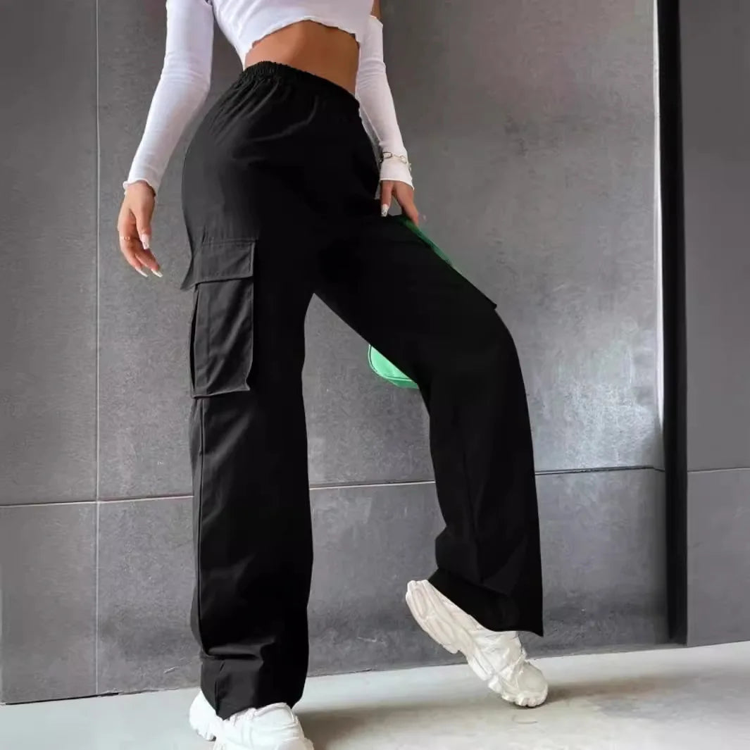 Women’s High-Waist Baggy Cargo Pants