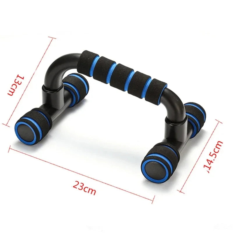 U-Shaped Push-Up Bars with Foam Grip (Home Gym Muscle Training)