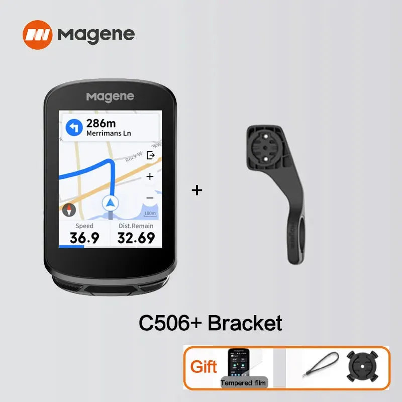 Magene C506 GPS Bike Computer – 2.4" Digital Odometer with Navigation, WiFi & Bluetooth