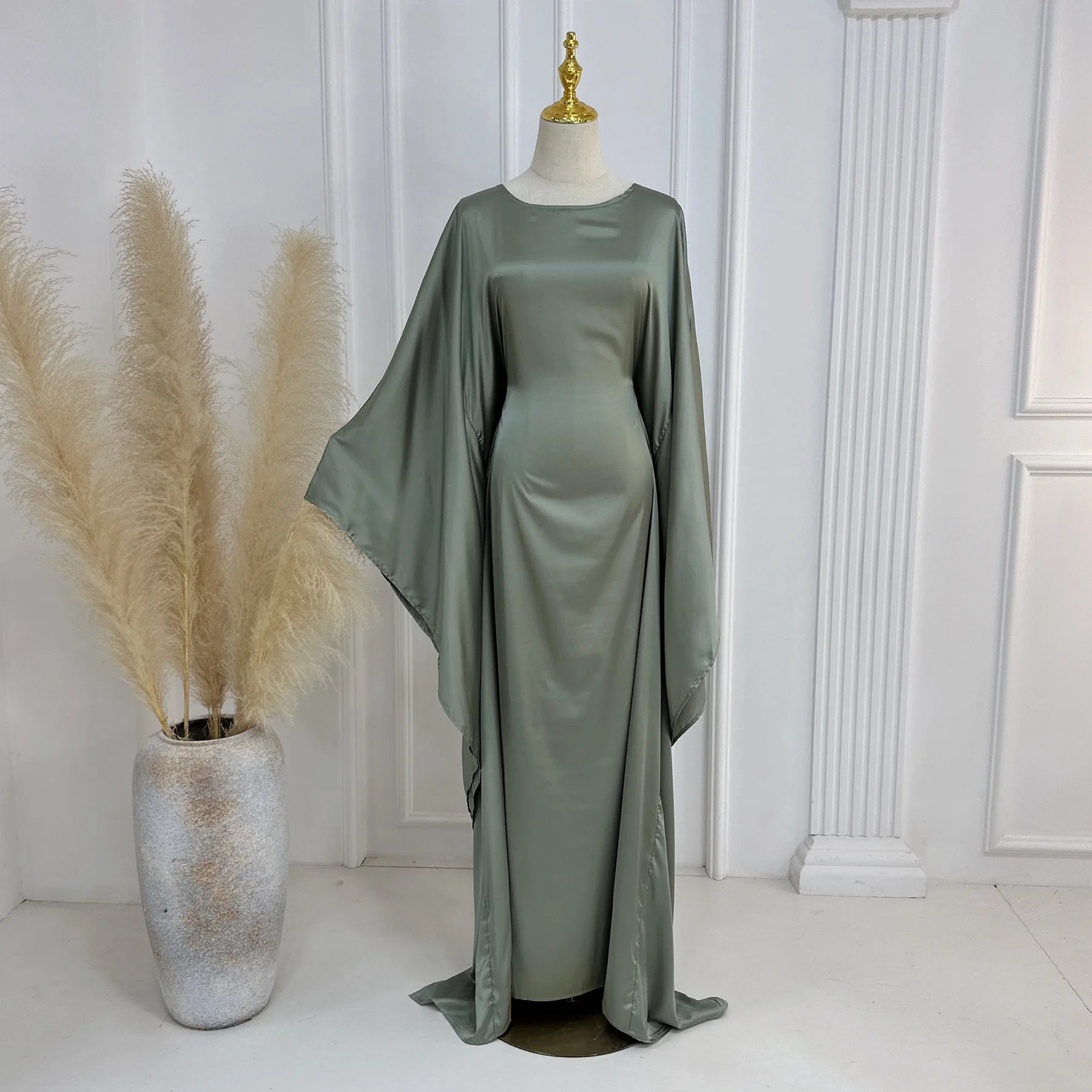 Butterfly Sleeve Satin For Women Kebaya