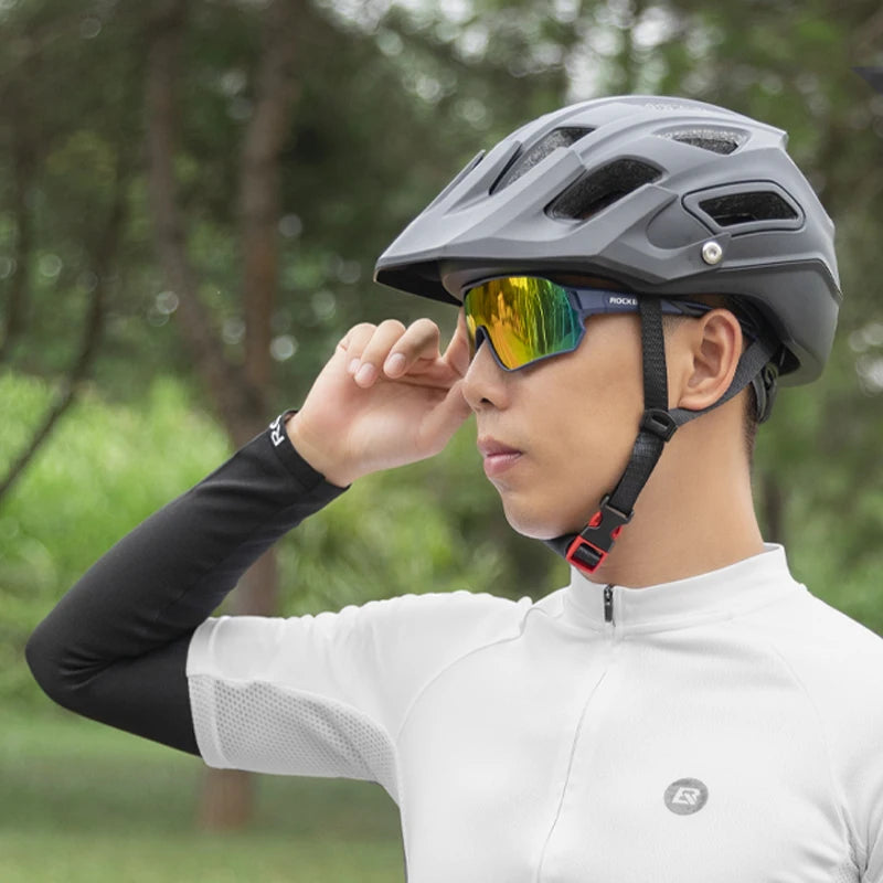 ROCKBROS Polarized Cycling Sunglasses UV400 – Ultralight Large Frame Bike Glasses