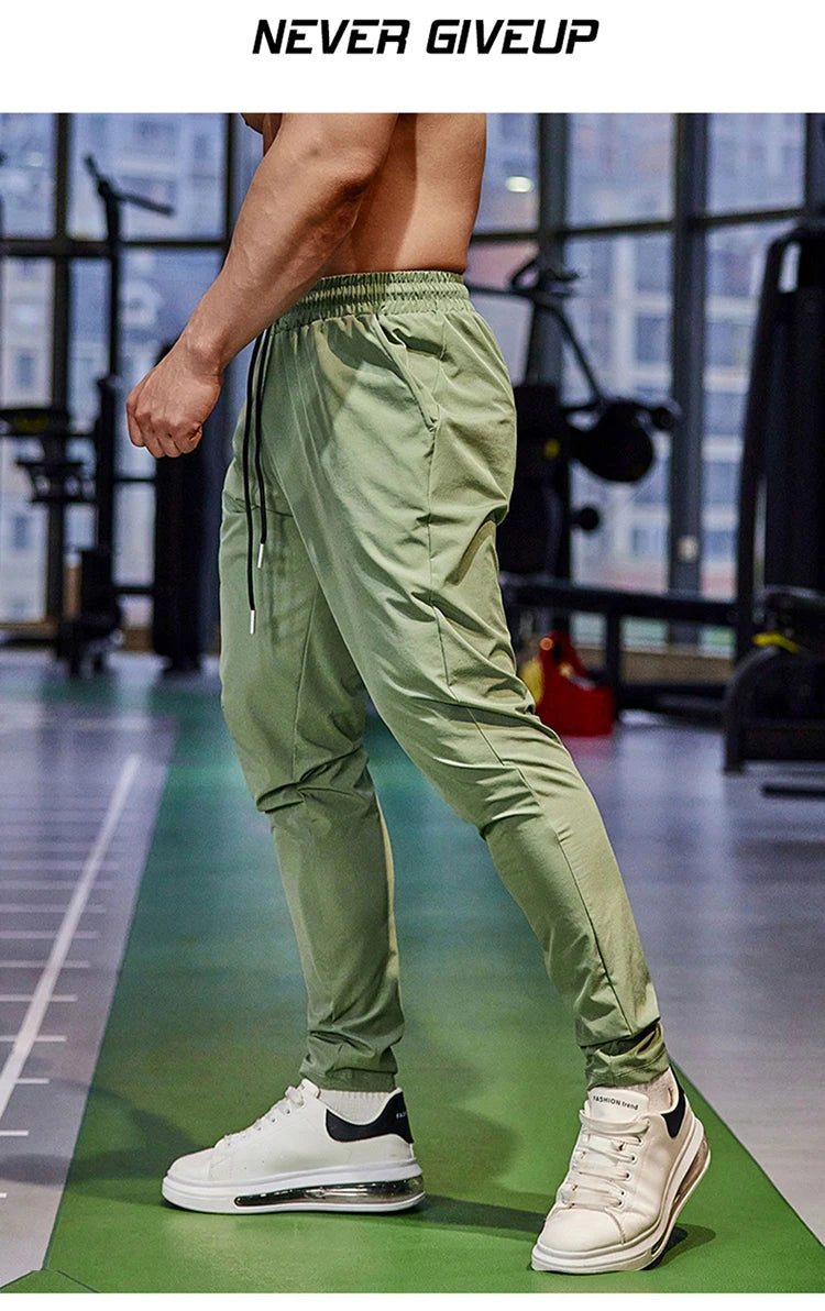 Mens Gym Pants Quick-Drying