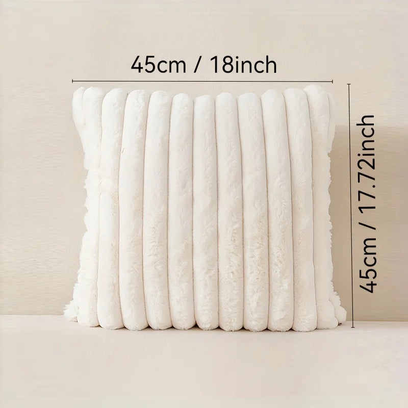 1pc Stripe Corduroy Pillow Case,Creative Home Fabric