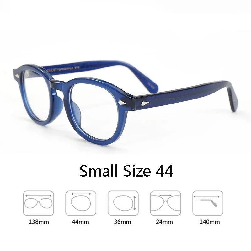 Johnny Depp Style Men's  Glasses Transparent Lens