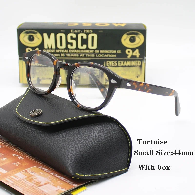 Johnny Depp Style Men's  Glasses Transparent Lens