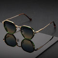 1 Pair Unisex Round Metal Vintage Sunglasses UV400