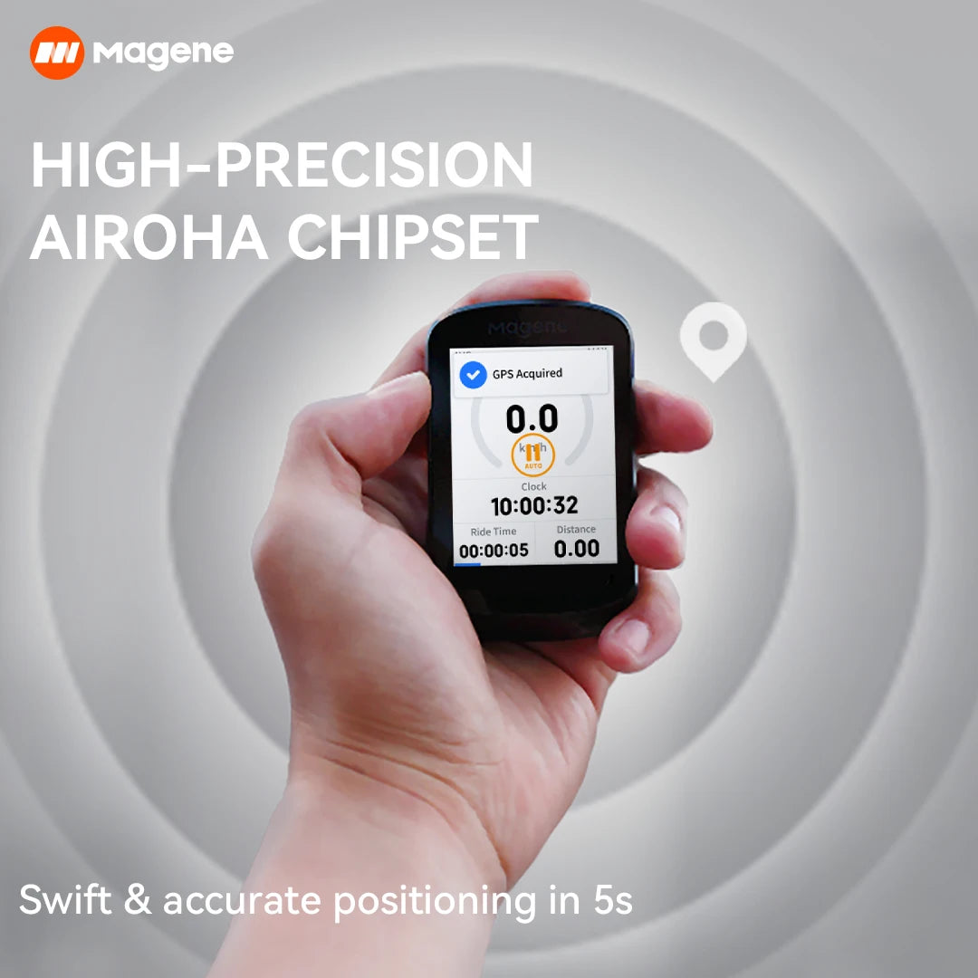 Magene C506 GPS Bike Computer – 2.4" Digital Odometer with Navigation, WiFi & Bluetooth