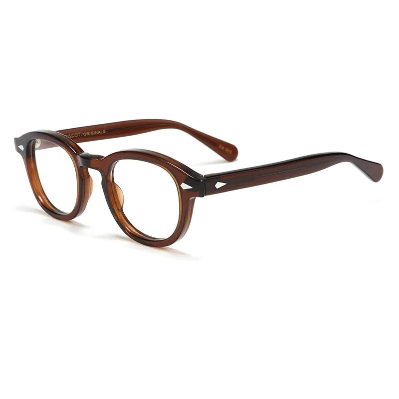 Johnny Depp Style Men's  Glasses Transparent Lens