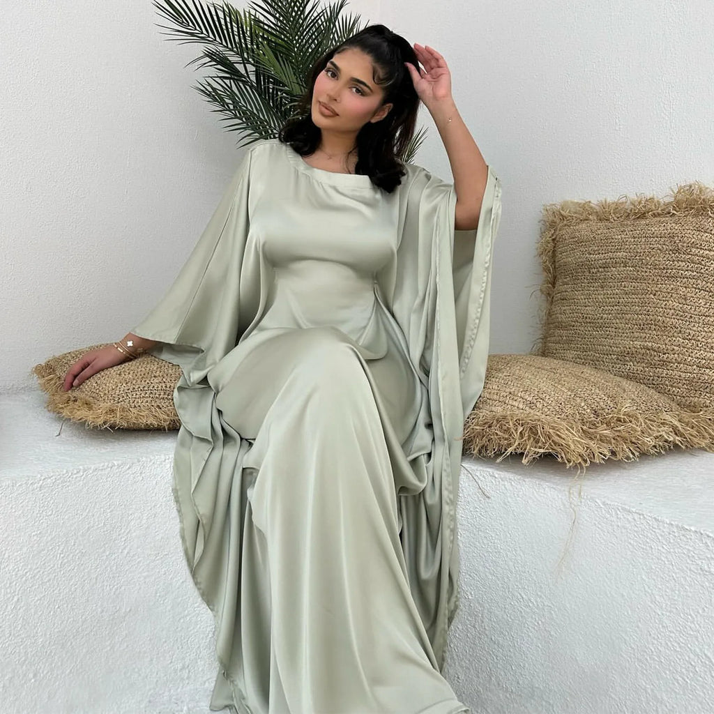 Butterfly Sleeve Satin For Women Kebaya