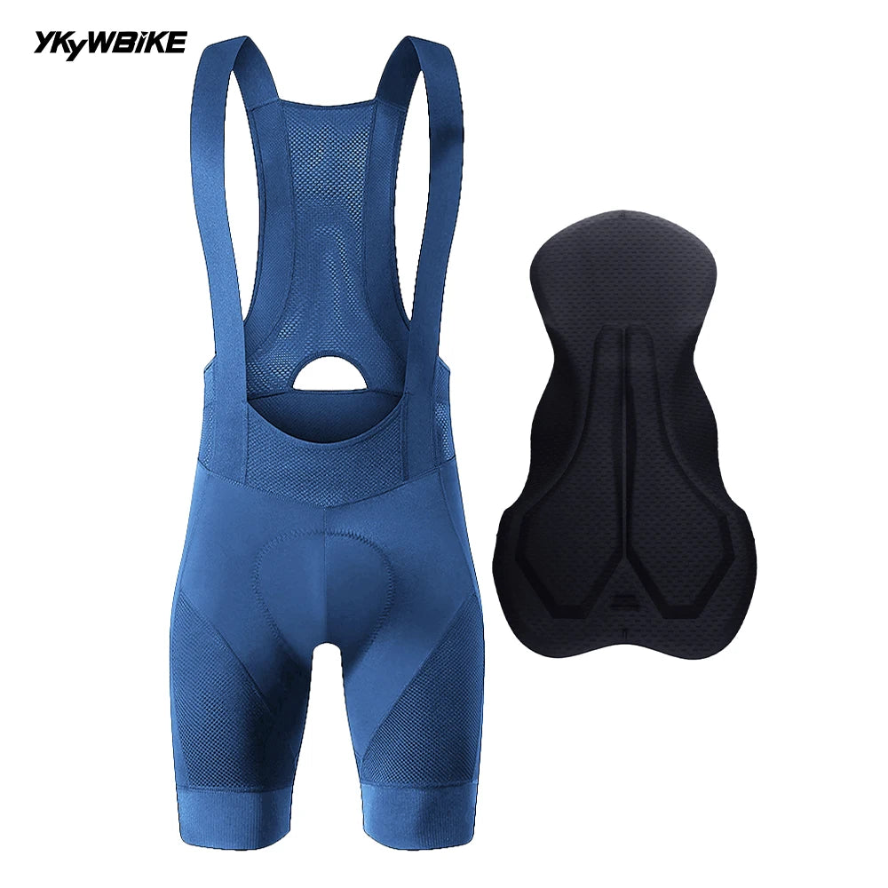 YKYWBIKE Men’s Cycling Bib Shorts – 6H Belgium Padding