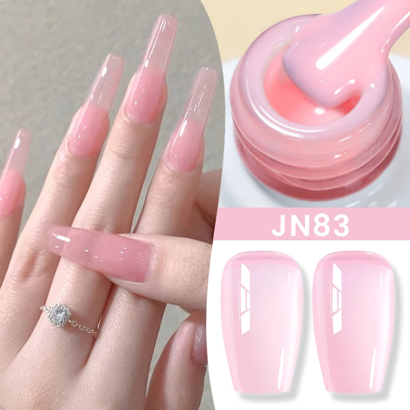 BORN PRETTY 10ml Jelly Nude Gel Nail Polish 50 Colors